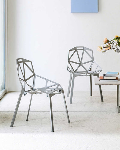 Magis Chair One Stacking Chair, grey