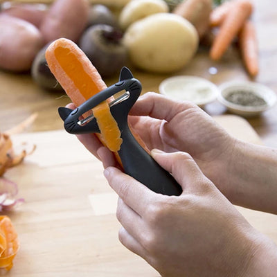 Peleg Design CatPeeler Vegetable Peeler , Black