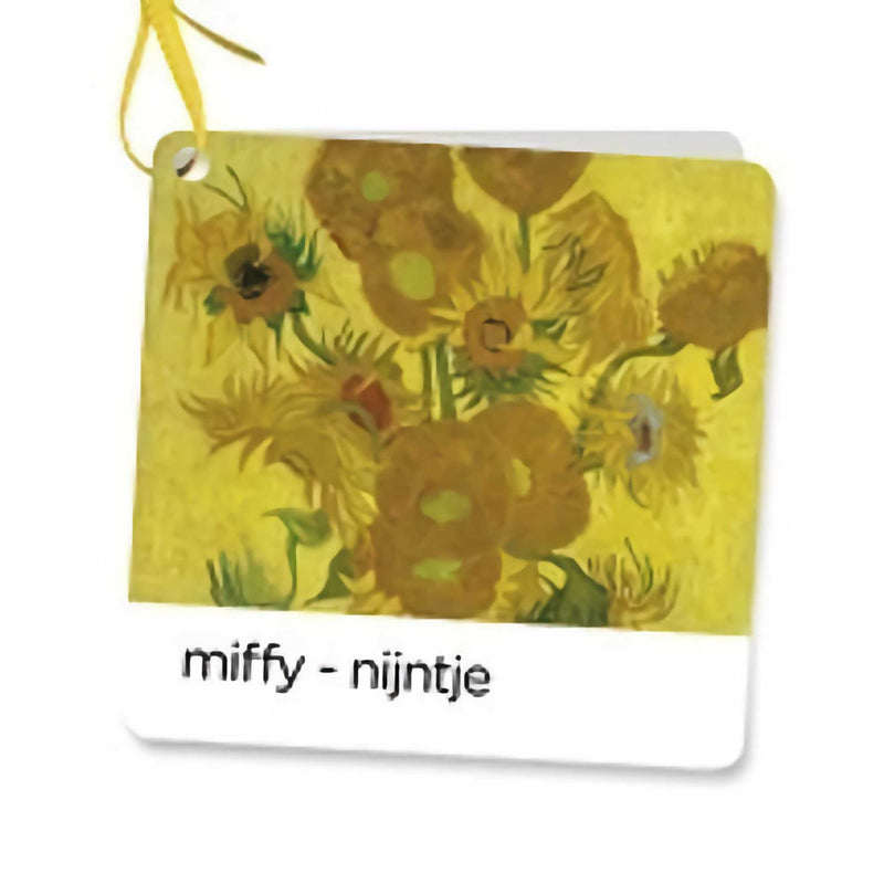 Just Dutch Miffy Keychain, Van Gogh Museum sunflower dress