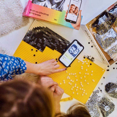 Mozabrick Mosaic wall art puzzle small (51x51 cm)