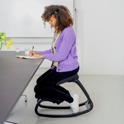 Varier Variable Balans Kneeling Chair , Black/Black