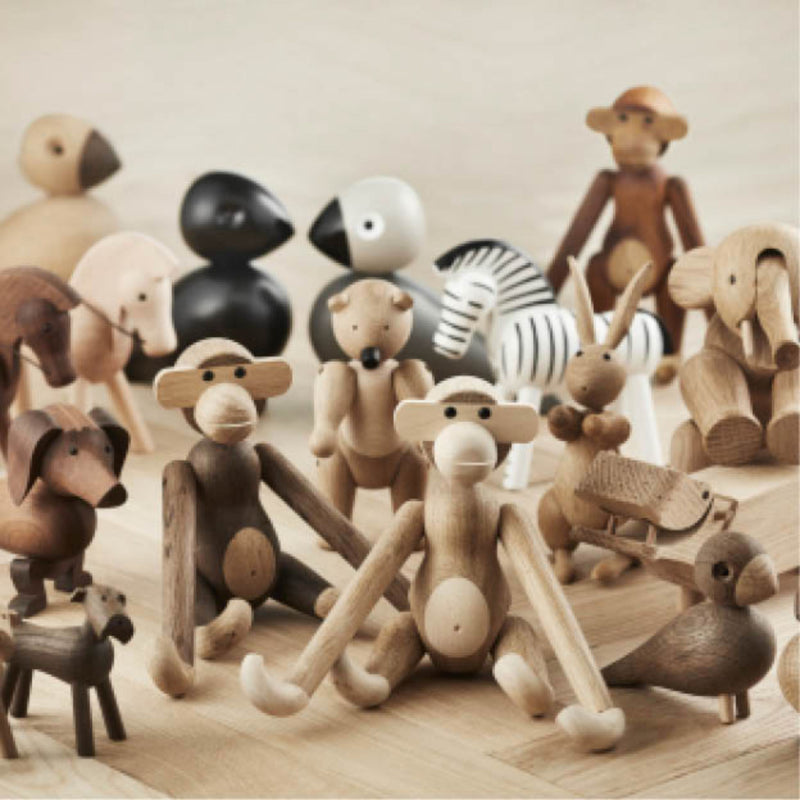 Kay Bojesen Dog Tim Dark Brown