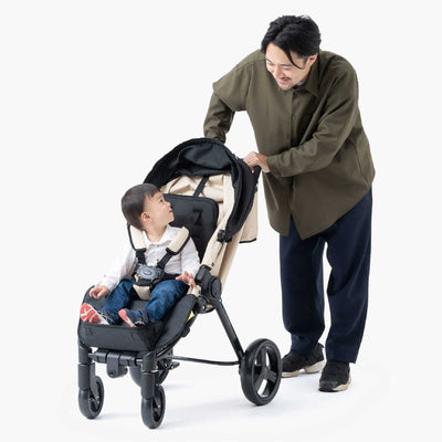 Ides GO CARGO Play Stroller, Pale Beige