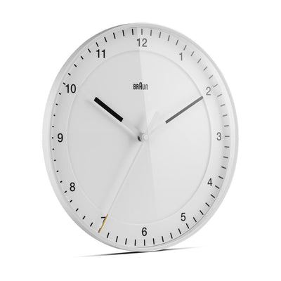 Braun BC17 Wall Clock, White