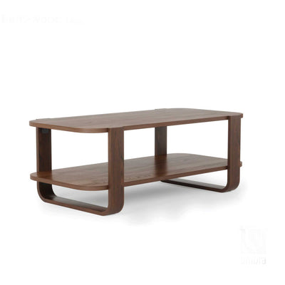 Umbra Bellwood coffee table, aged walnut