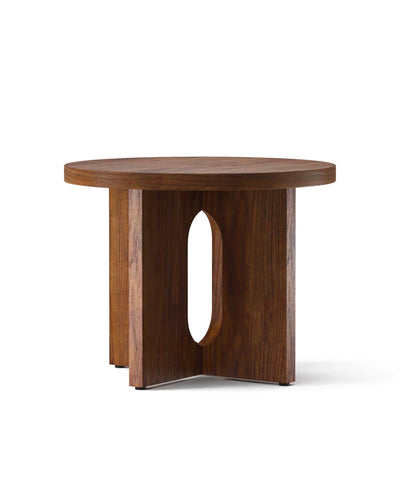 Audo Androgyne Side Table, Walnut (ø50cm)