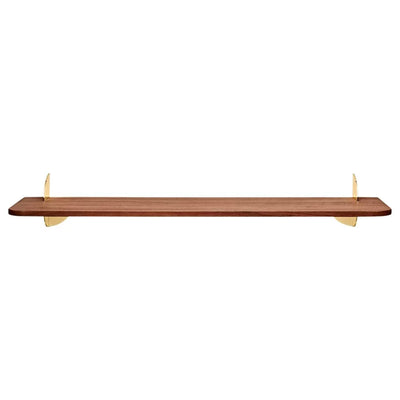 Aytm Aedes Shelf 80cm, walnut/gold