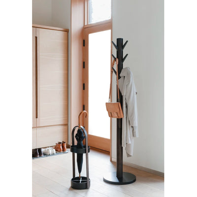 Umbra Bellwood umbrella stand, walnut