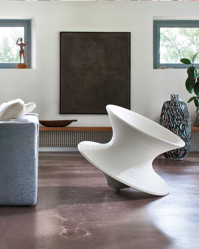 Magis Spun lounge chair, white (outdoor)