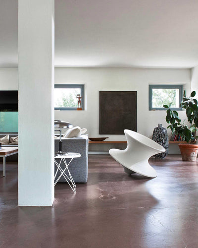 Magis Spun lounge chair, white (outdoor)