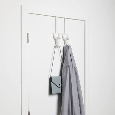 Umbra Buddy over-the-door double hook, white