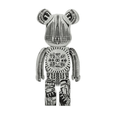 BE@RBRICK H.R.Giger White Chrome Ver. 1000%