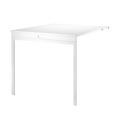 String Folding Table, white/white
