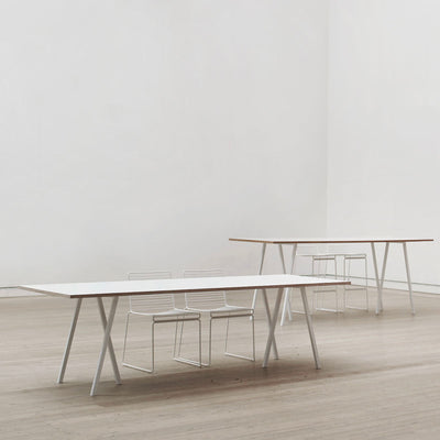 HAY Loop Stand Rectangular Table L200 x W92.5 , White