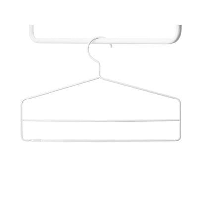 String Coat hanger, white (set of 4)