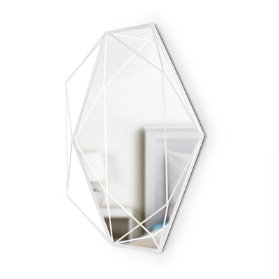 Umbra Prisma wall mirror, white