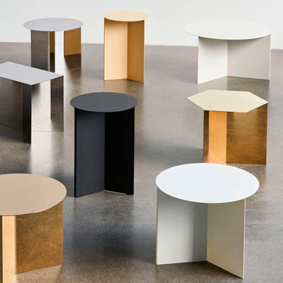 HAY Slit Coffee Table Hexagon , Brass