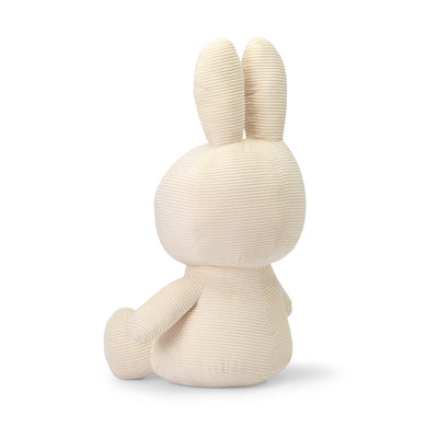 Miffy Plush soft toy 70cm, Corduroy white