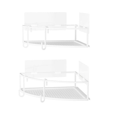 Umbra Cubiko Corner Bin, white (set of 2)