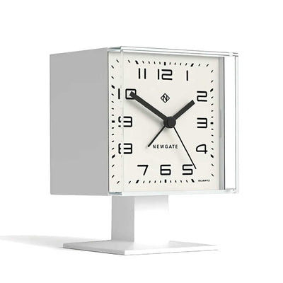 Newgate Victor alarm clock, white