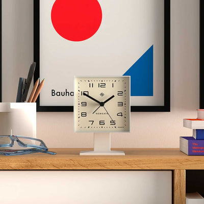 Newgate Victor alarm clock, white