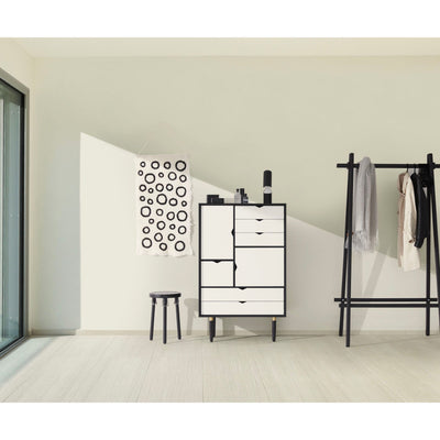 Andersen S5 storage unit, black lacquered oak