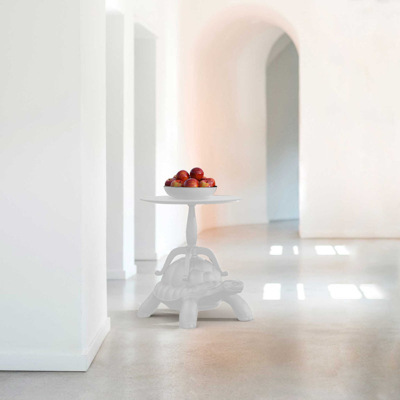 Qeeboo Turtle Carry Coffee Table , White (outdoor)