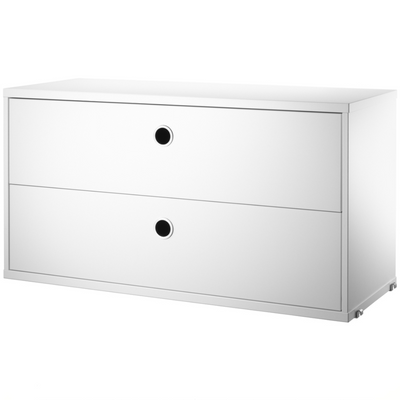 String 2-Drawers Chest 78x30cm