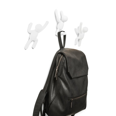 Umbra Buddy wall hooks, white