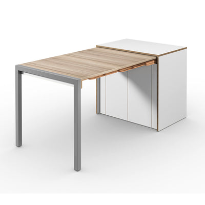 Alwin's Room&Board extendable table, white