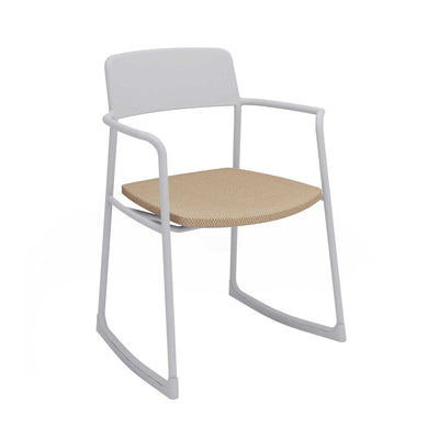 Kokuyo Cuna rocking chair, light grey