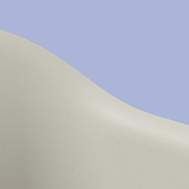 Muuto Fiber armchair sled base, natural white/white