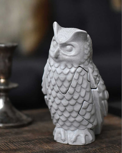 Locknesters Owl small, white