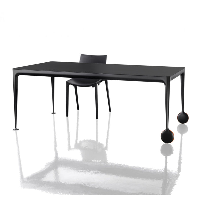 Magis Big Will Extendable Table L200/300xW100 , Black-Black