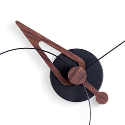 Nomon Pico wall clock, black/walnut