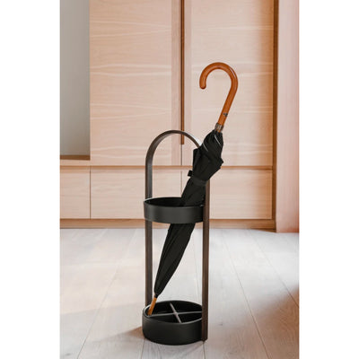 Umbra Bellwood umbrella stand, walnut