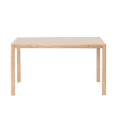 Muuto Workshop table 130x65, warm grey/oak