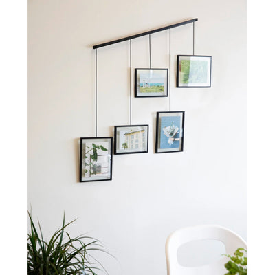 Umbra Exhibit picture frame (set of 5), black