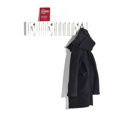 Peruse Xylo Hanger Panel , Beech Lacquered White