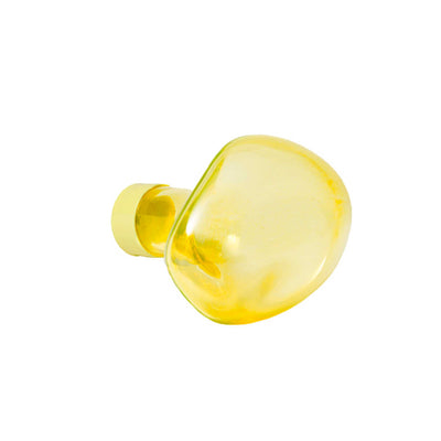 Petite Friture Bubble coat hook small, transparent yellow