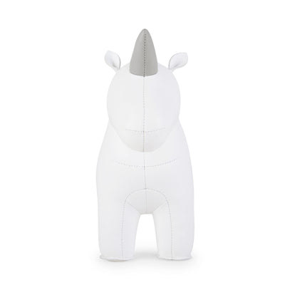 Zuny Bookend Unicorn Nico, White/Smoky Blue