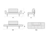 Innovation Living Zeal Daybed, 590 micro check grey