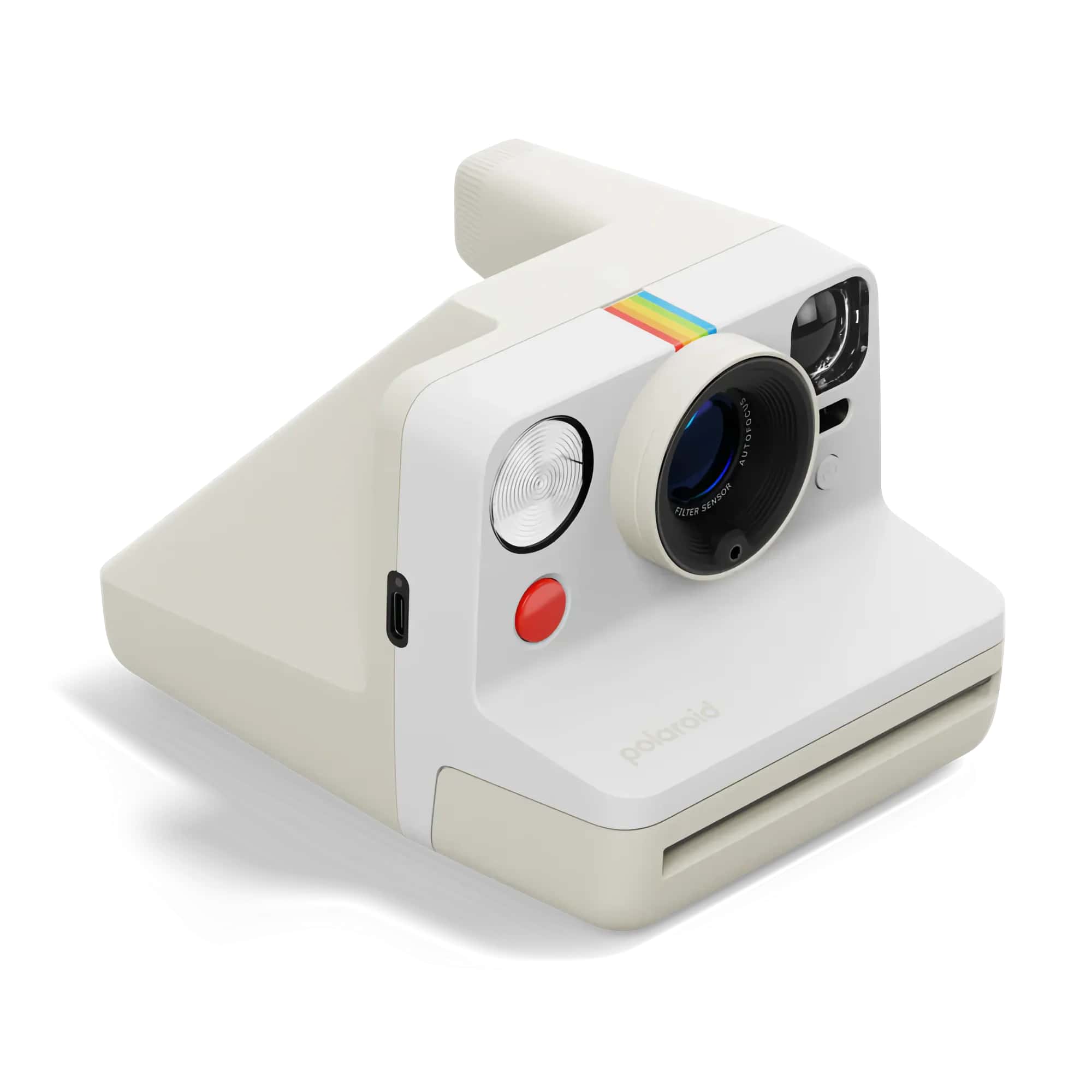 Polaroid Now Generation 3 i-Type Instant Camera, pebble white