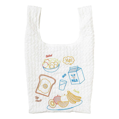 Marushin Yup! embroidery eco bag, breakfast