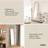 Umbra Bellwood leaning mirror, Natural