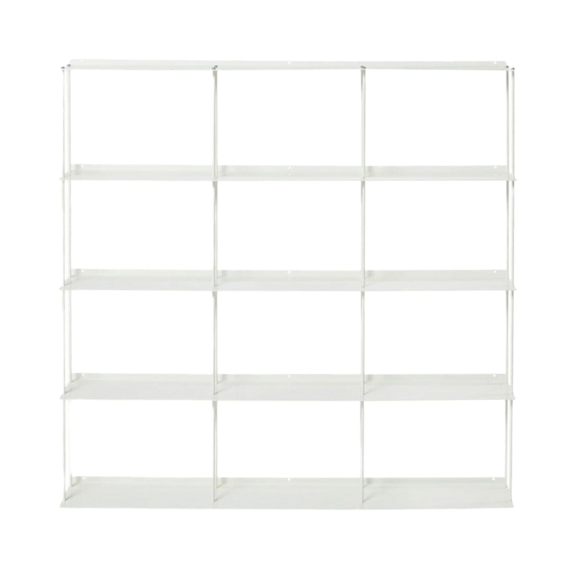 Ex-display | Kriptonite Krossing wall shelf, matt white (h25cm) (100x100 cm)