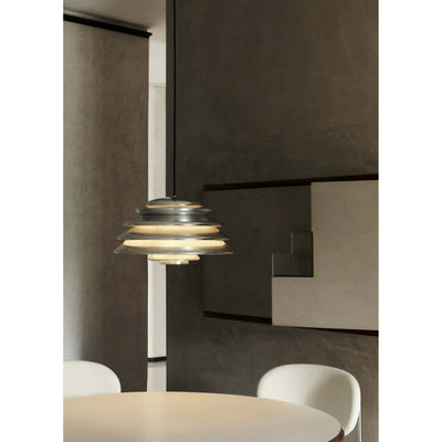 Verpan Hive pendant, polished aluminium