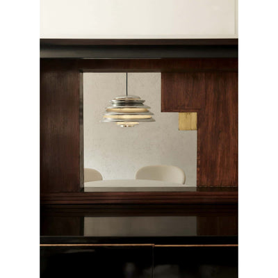 Verpan Hive pendant, polished aluminium
