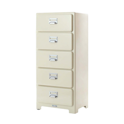 Dulton 5 Drawers Chest, ivory