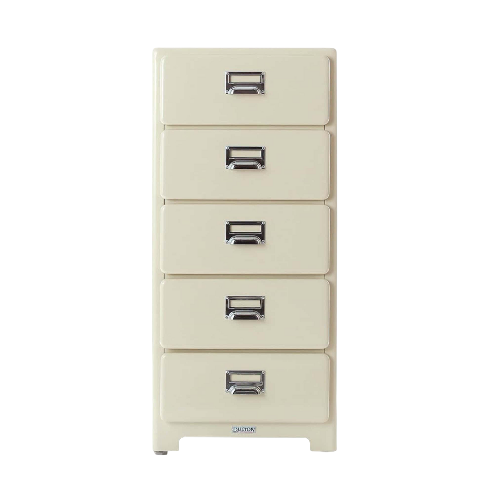 Dulton 5 Drawers Chest, ivory